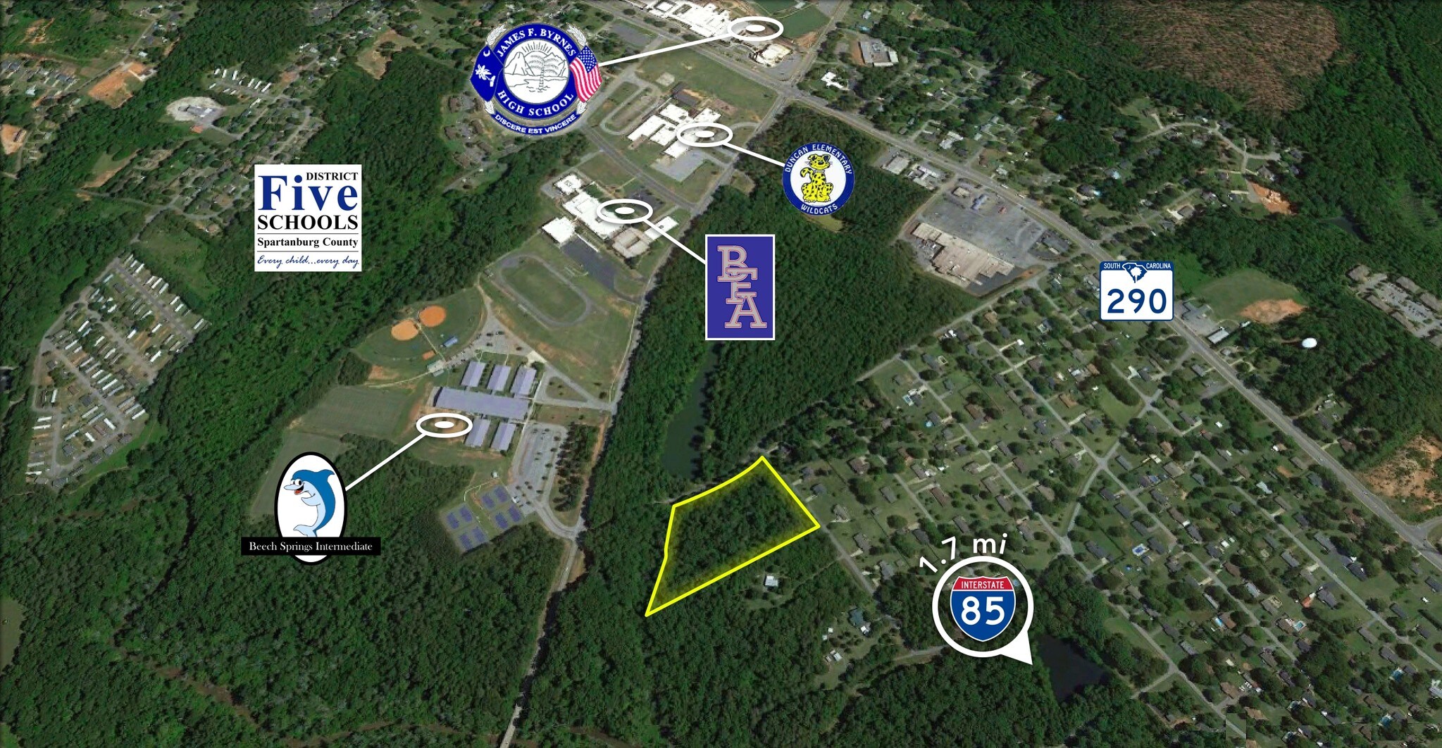 Forest Lake Rd, Duncan, SC à vendre Photo principale– Image 1 sur 3
