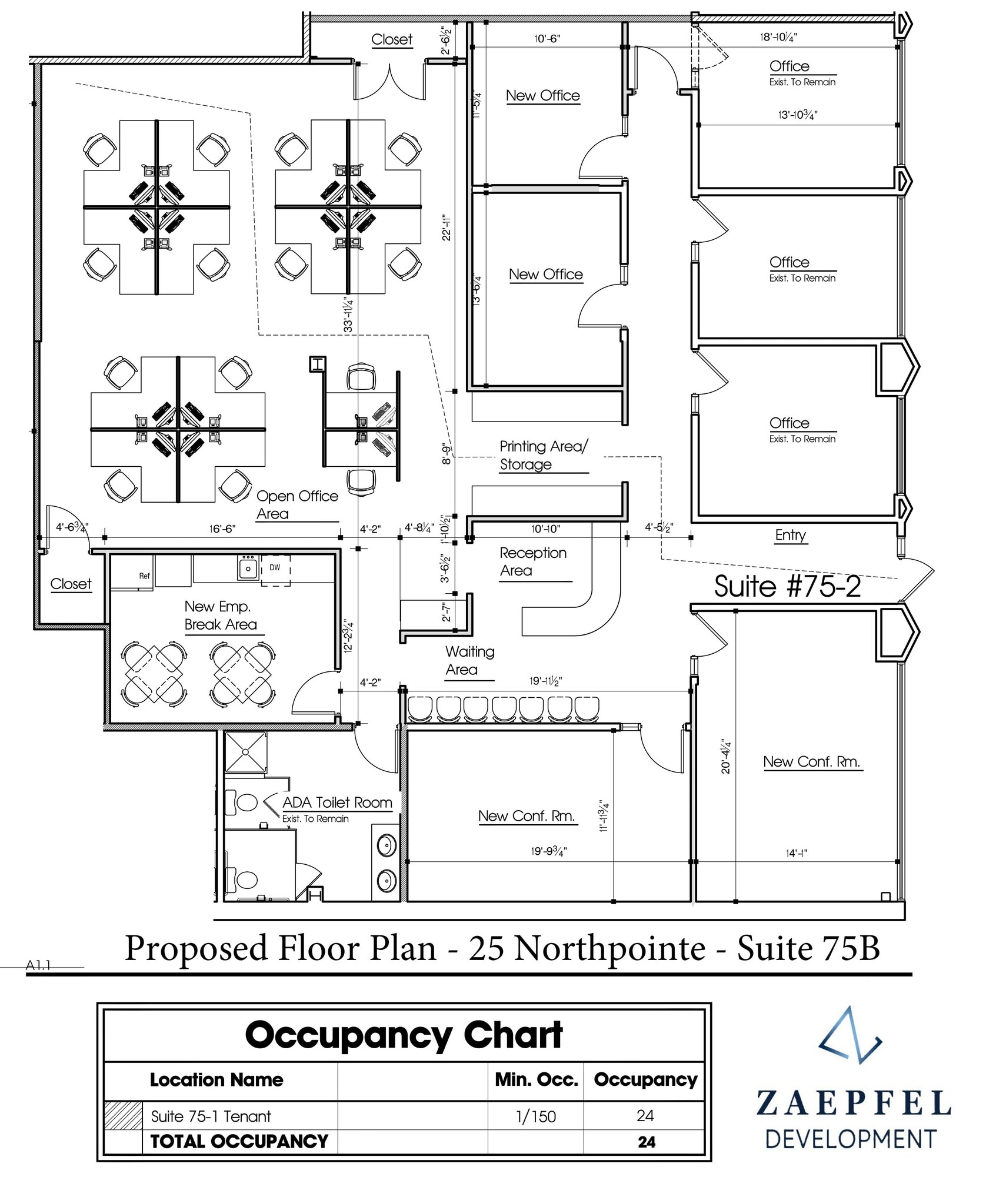 25 Northpointe Pky, Amherst, NY à louer Plan d’étage– Image 1 sur 1