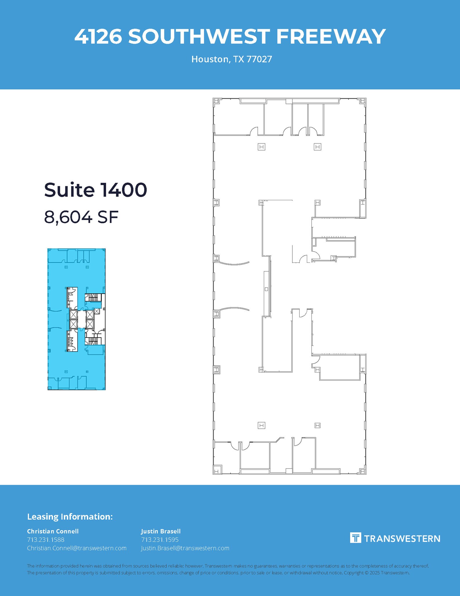 4126 Southwest Fwy, Houston, TX à louer Plan d’étage– Image 1 sur 1