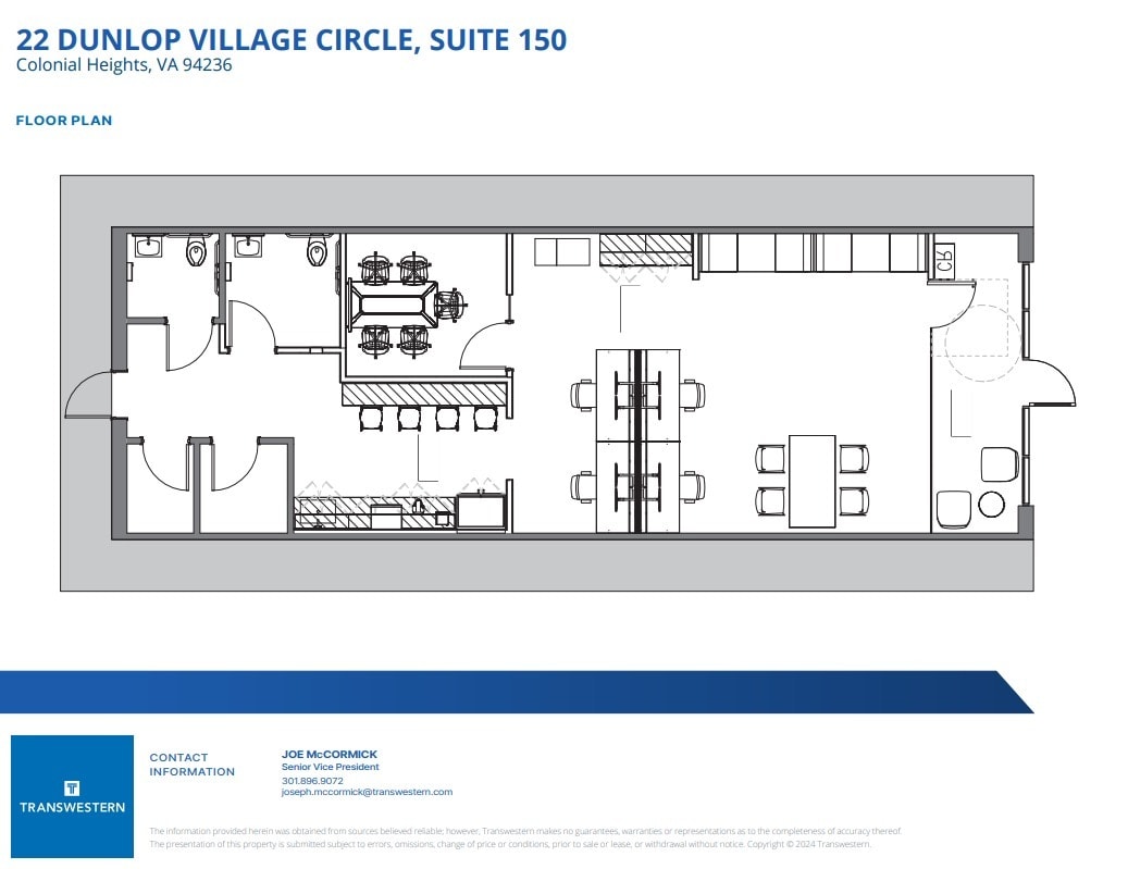 22 Dunlop Vlg, Colonial Heights, VA à louer Plan d’étage– Image 1 sur 1