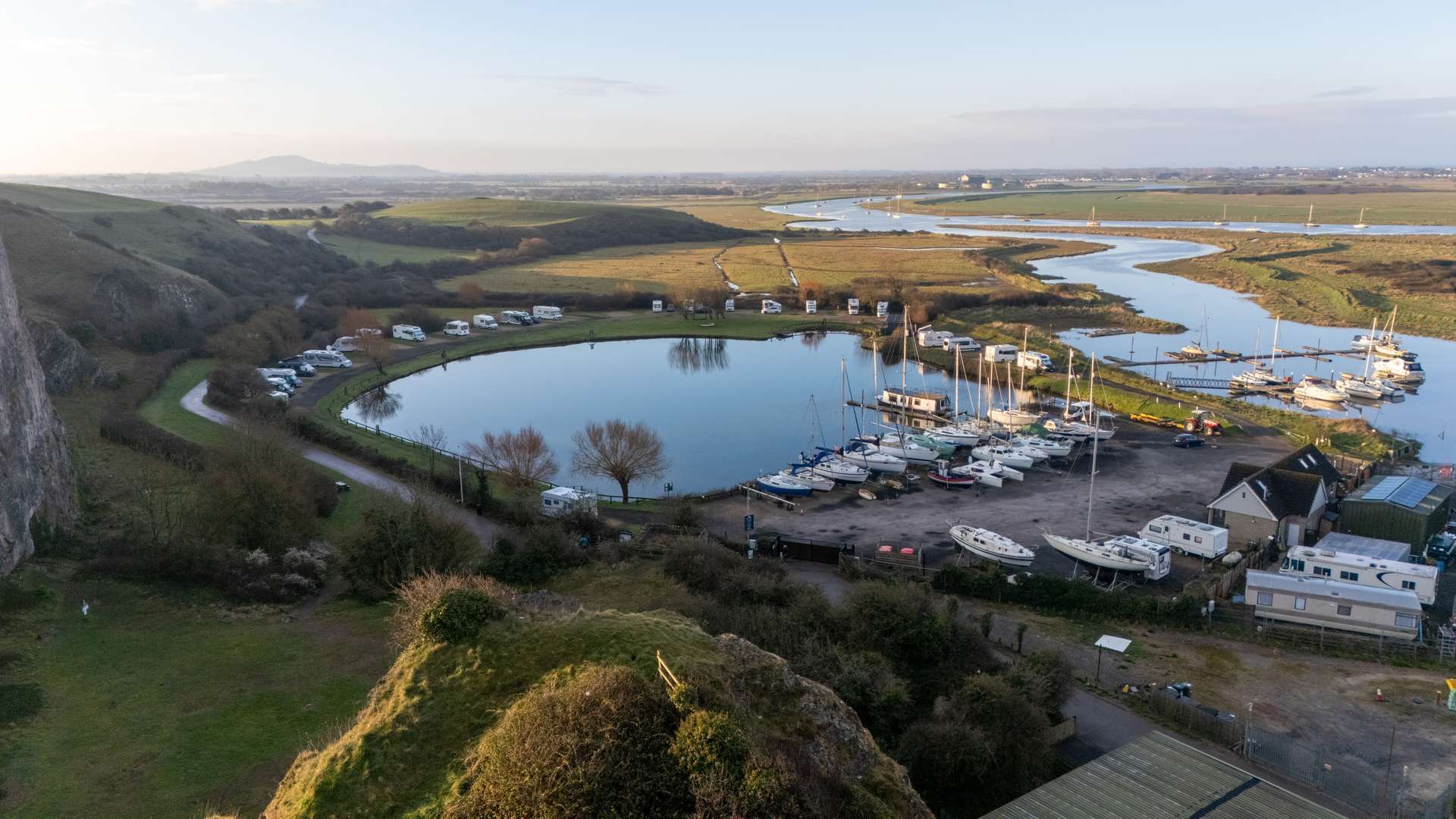 Uphill Wharf, Weston Super Mare à vendre Aérien– Image 1 sur 2
