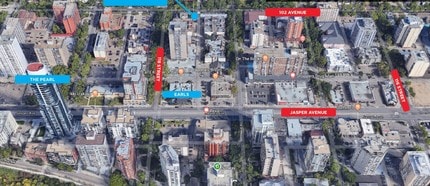 11833 102 Ave NW, Edmonton, AB - VUE AÉRIENNE vue de carte