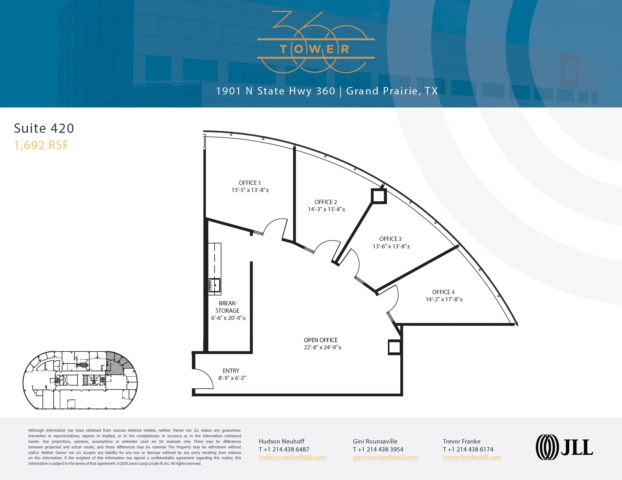 1901 N State Highway 360, Grand Prairie, TX à louer Plan d’étage– Image 1 sur 1