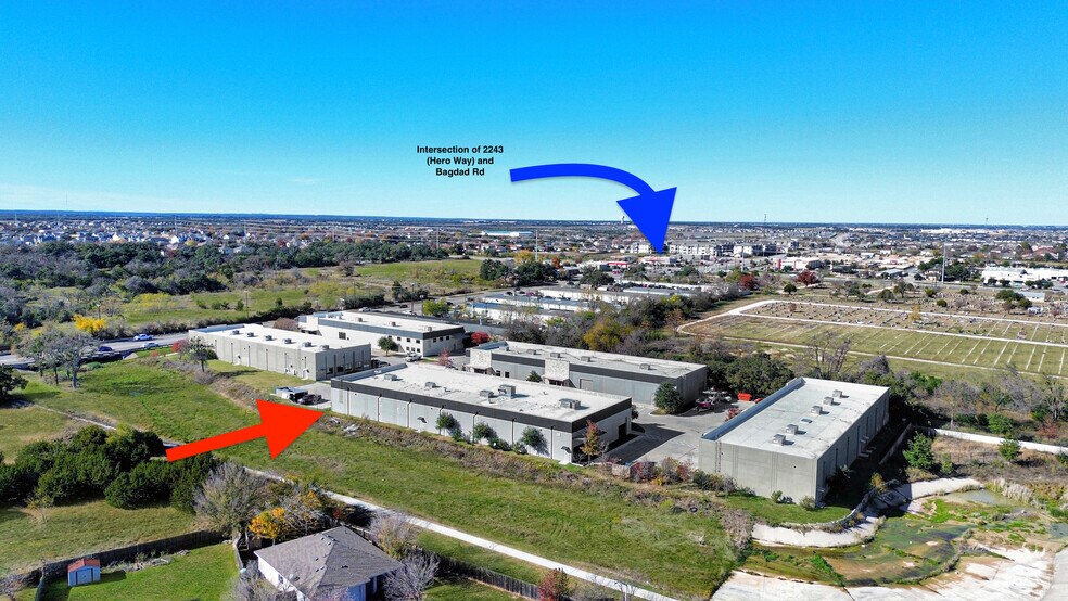 190 N Bagdad Rd, Leander, TX à vendre - Aérien – Image 2 sur 11