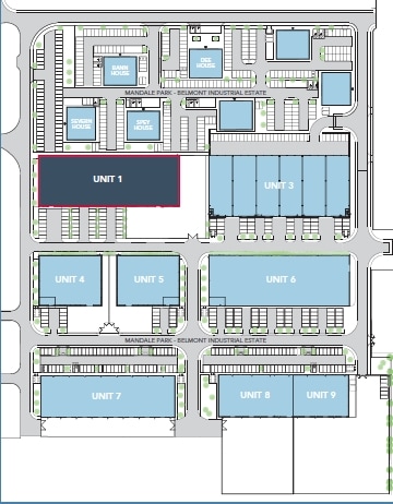 Mandale Park, Durham à louer - Plan de site – Image 2 sur 3