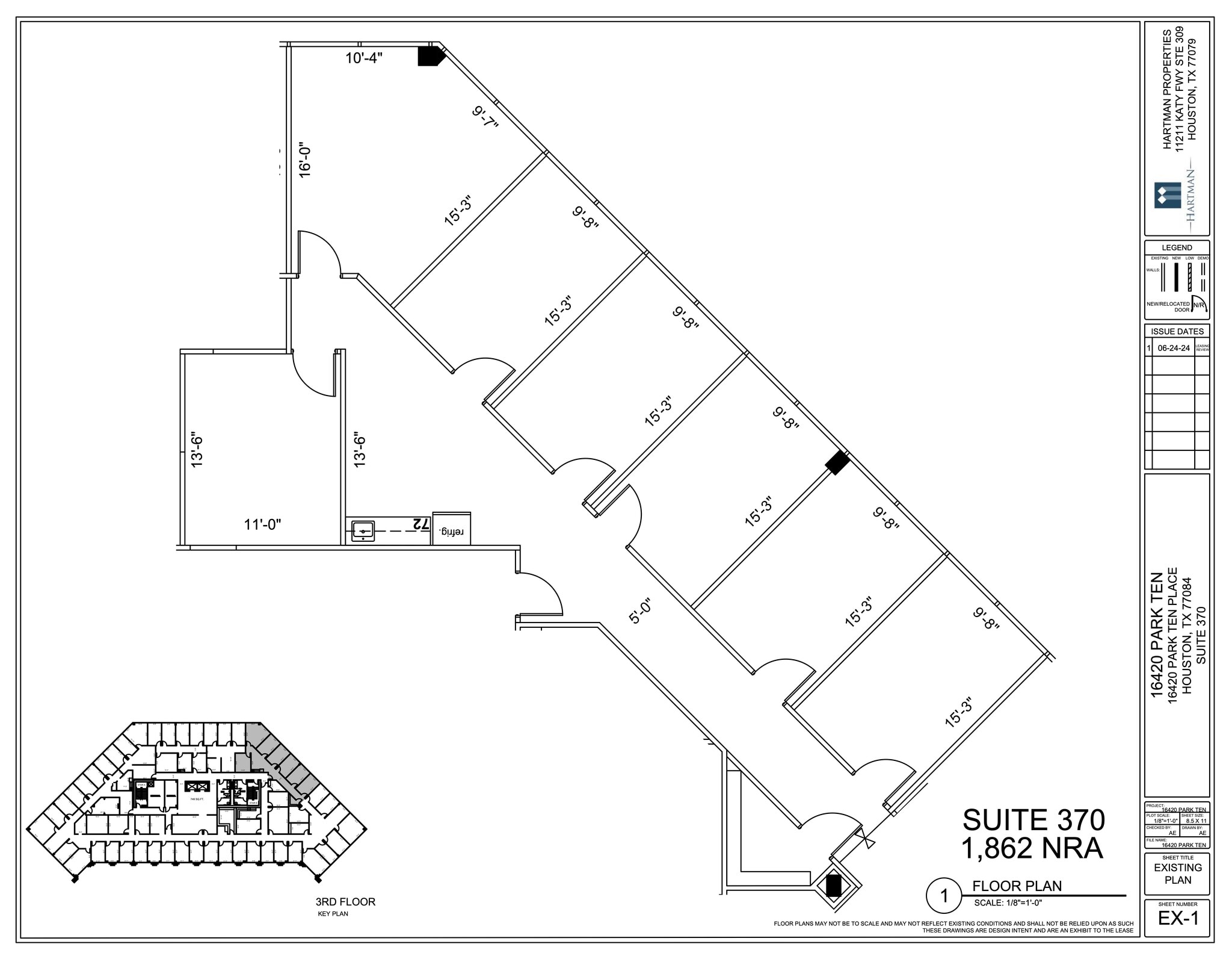 16420 Park Ten Place Dr, Houston, TX à louer Plan de site– Image 1 sur 1