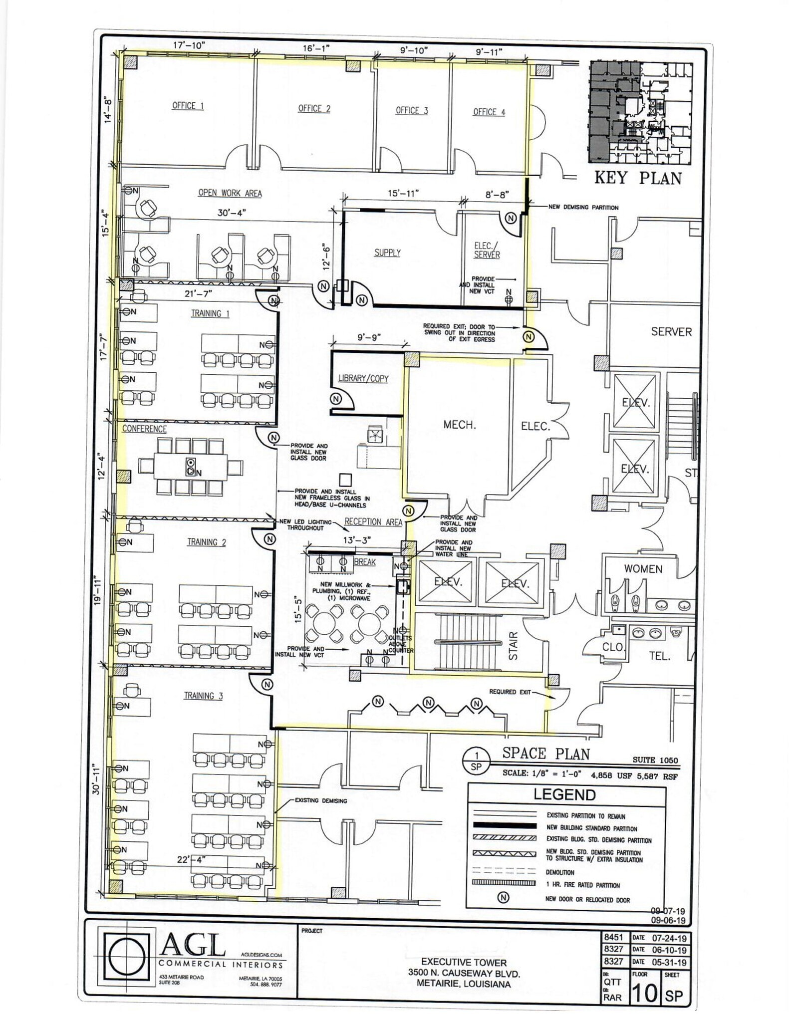 3500 N Causeway Blvd, Metairie, LA à louer Plan de site– Image 1 sur 1