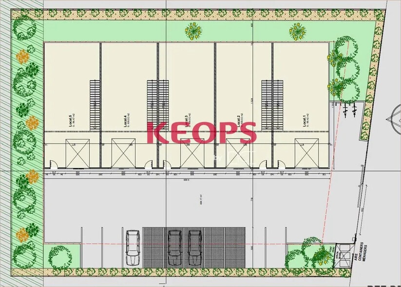 Local d'activités dans LAFAGE à vendre - Plan de site – Image 2 sur 3