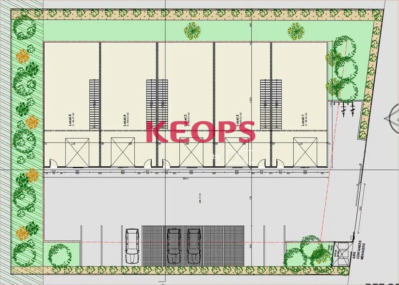 Local d'activités dans LAFAGE à vendre - Plan d’étage – Image 2 sur 3