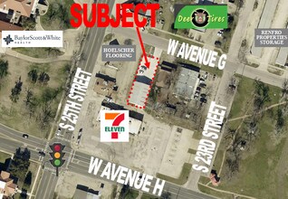 1213 W Avenue G, Temple, TX - Vue aérienne  vue de carte