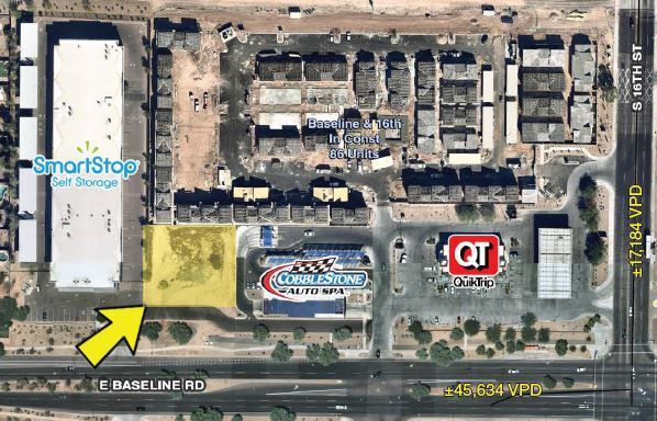 W/NWC 16th St & Baseline Rd, Phoenix, AZ à vendre - Photo de l’immeuble – Image 2 sur 5