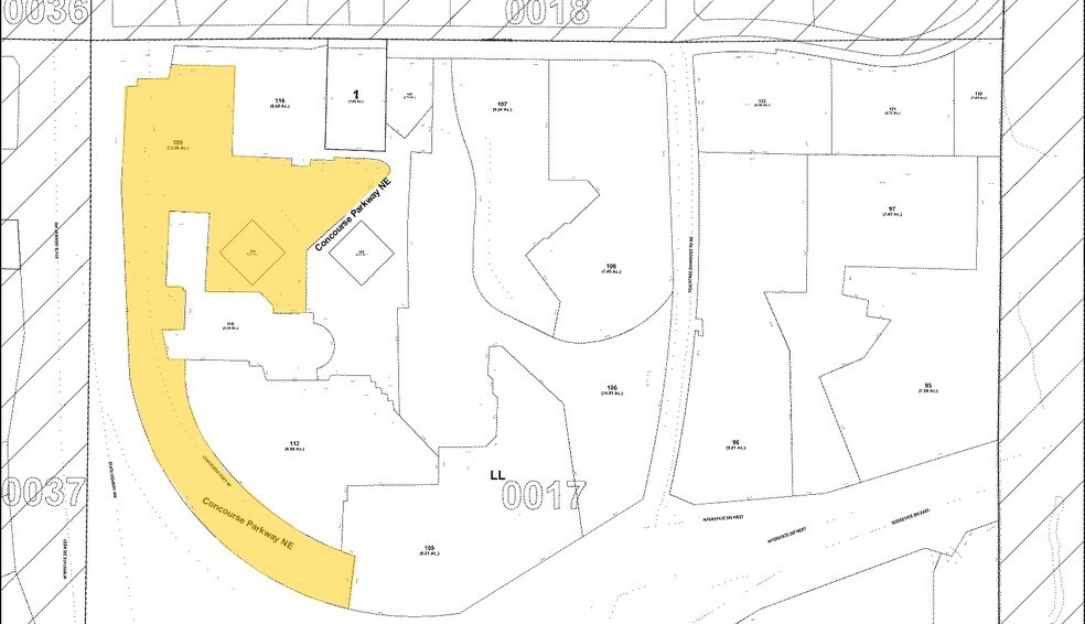 6 Concourse Pky NE, Atlanta, GA à louer - Plan cadastral – Image 2 sur 64