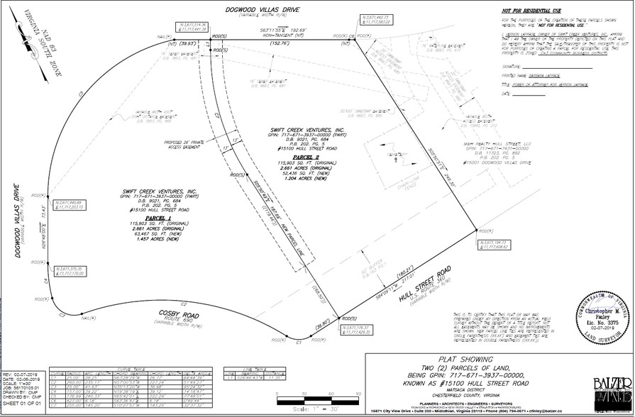 15081 Dogwood Villas Dr, Chesterfield, VA à vendre - Plan cadastral – Image 3 sur 3