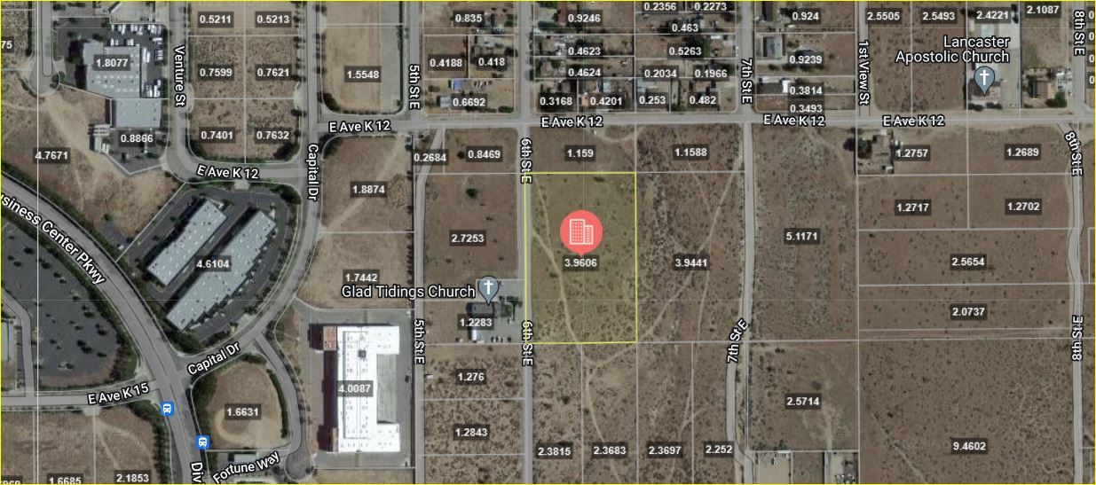 6th St East Industrial Land, Lancaster, CA à vendre Photo principale– Image 1 sur 8
