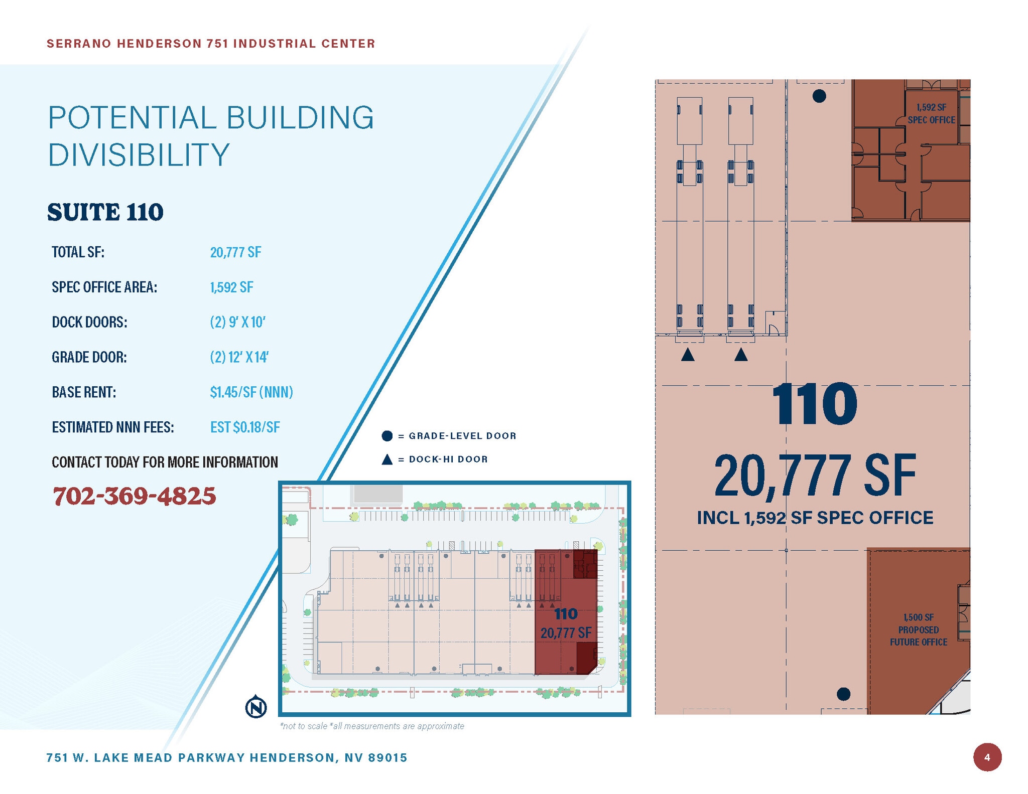 751 W Lake Mead Pky, Henderson, NV à louer Plan d’étage– Image 1 sur 1