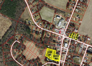 11865 Rolfe Hwy, Surry, VA - Vue aérienne vue de carte
