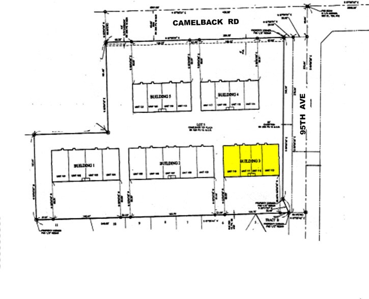 9515 W Camelback Rd, Phoenix, AZ à vendre - Plan cadastral – Image 3 sur 22