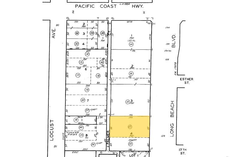1701 Long Beach Blvd, Long Beach, CA à vendre - Plan cadastral – Image 2 sur 4