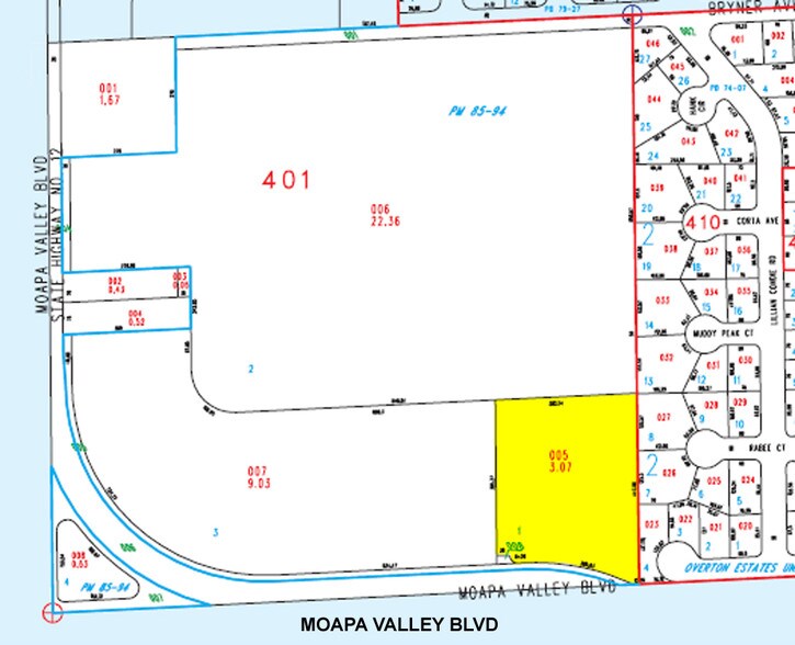 520 N Moapa Valley Blvd, Overton, NV à vendre - Plan cadastral – Image 2 sur 34