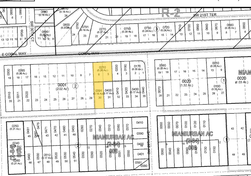 2947 SW 22nd Ter, Miami, FL à vendre - Plan cadastral – Image 1 sur 1