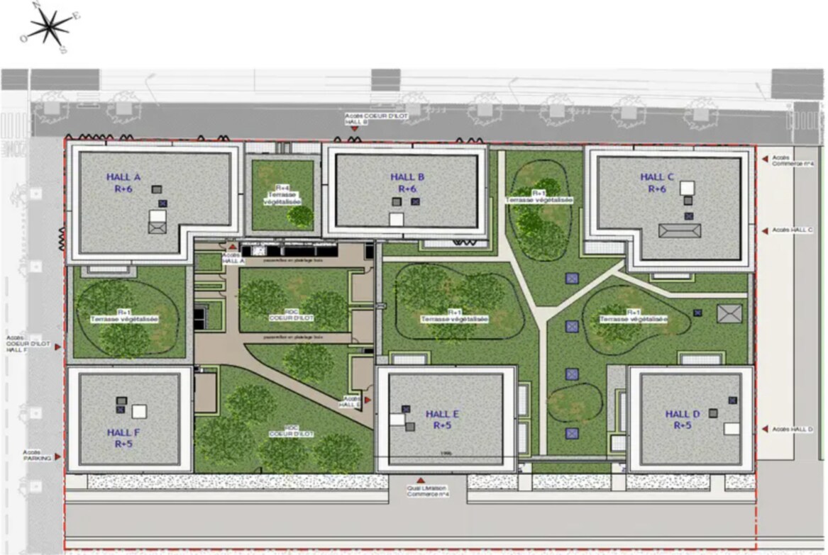 Local commercial dans Montpellier à vendre Plan de site– Image 1 sur 2
