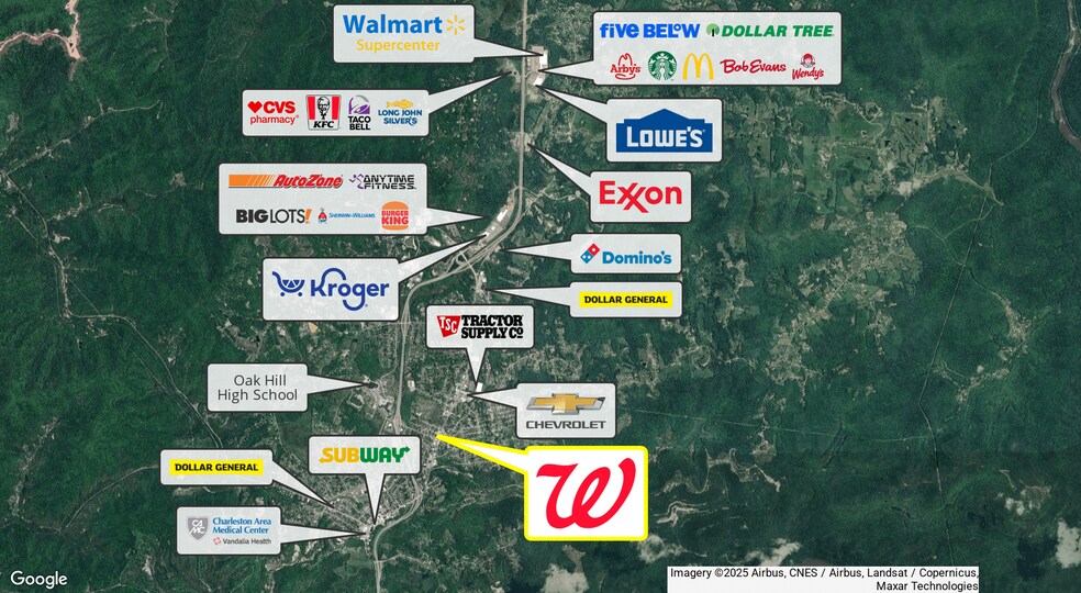 1201 Main St E, Oak Hill, WV à vendre - Photo de l’immeuble – Image 2 sur 5