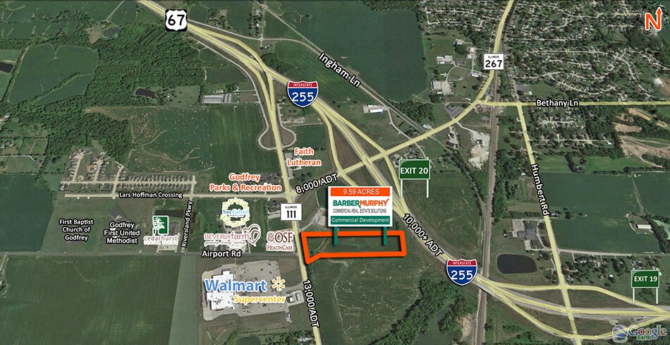 6701 Godfrey Rd, Godfrey, IL à vendre - Photo de l’immeuble – Image 1 sur 2