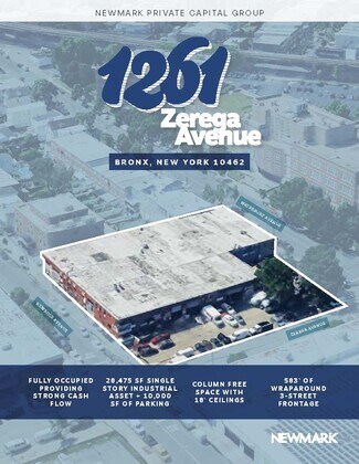 Plus de détails pour 1261 Zerega Ave, Bronx, NY - Local commercial à vendre