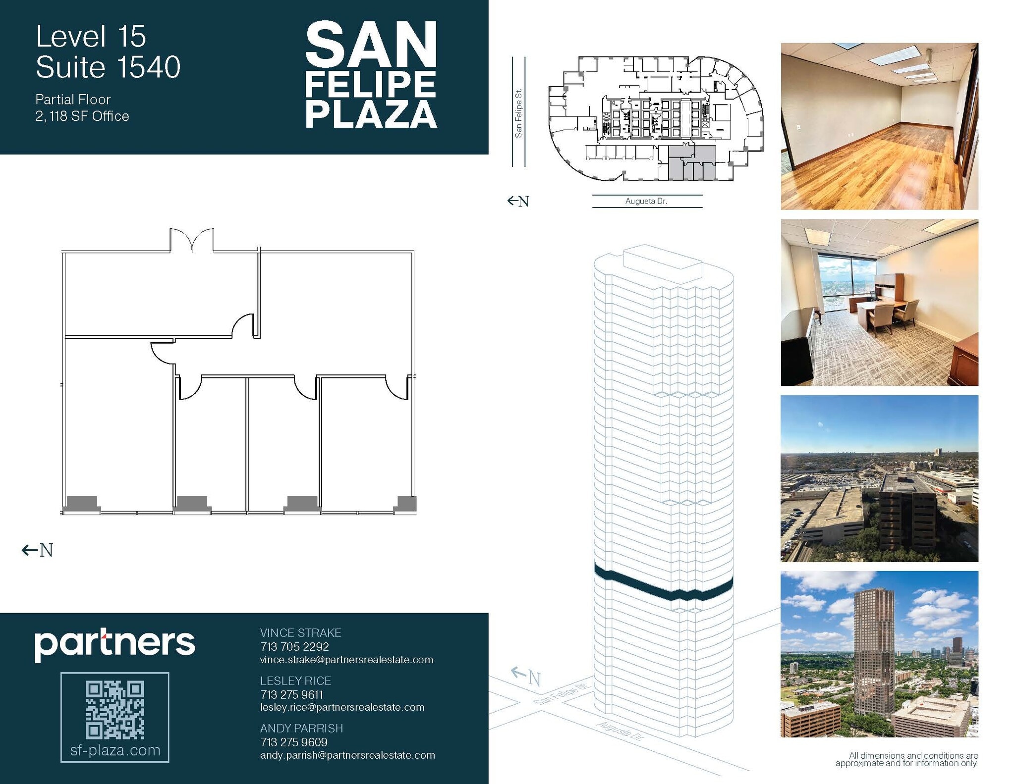 5847 San Felipe St, Houston, TX à louer Plan d’étage– Image 1 sur 2