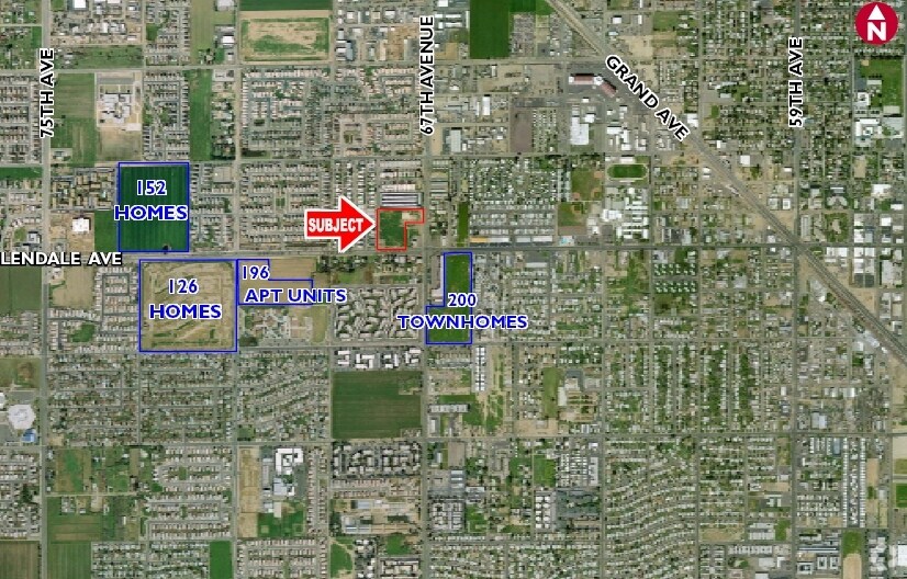 6766 W Glendale Ave, Glendale, AZ à louer - Aérien – Image 2 sur 7