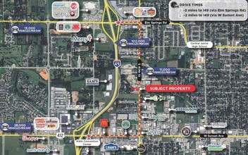 370 S 40th St, Springdale, AR - VUE AÉRIENNE vue de carte