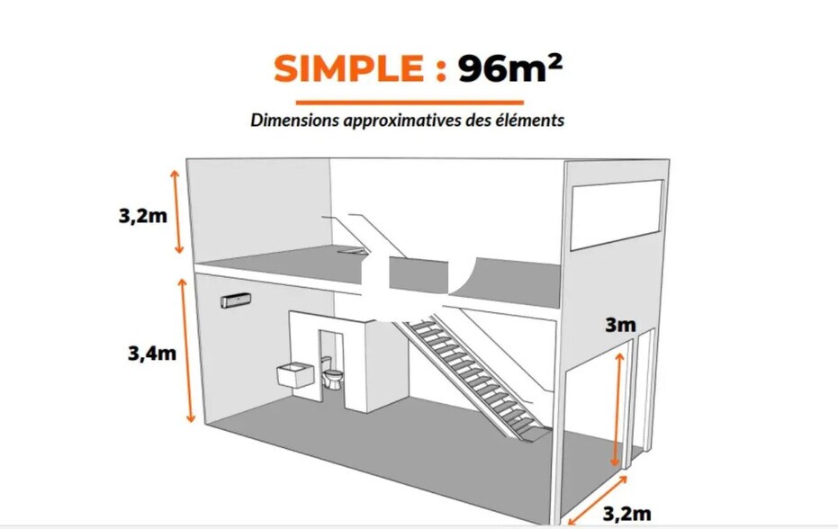 Local d’activités dans Chauconin-Neufmontiers à louer - Plan d’étage – Image 3 sur 3