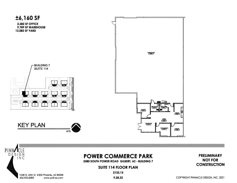 3380 S Power Rd, Gilbert, AZ à louer Plan d’étage– Image 1 sur 1