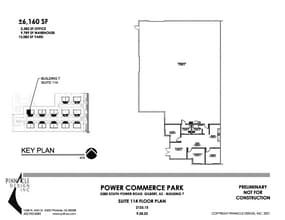 3380 S Power Rd, Gilbert, AZ à louer Plan d’étage– Image 1 sur 1