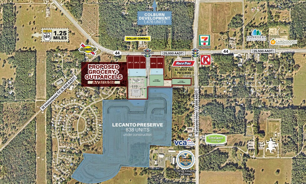 Gulf to Lake hwy, Lecanto, FL à louer - Photo de l’immeuble – Image 1 sur 1