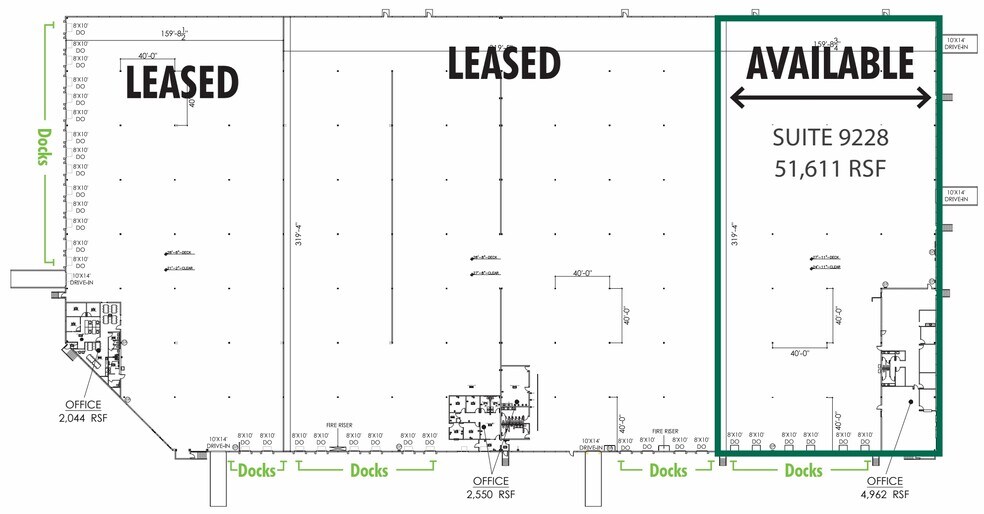 9202-9214 E 33rd St, Indianapolis, IN à louer - Plan d’étage – Image 3 sur 3