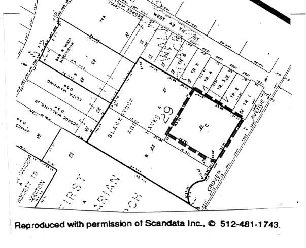 4804 Grover Ave, Austin, TX à louer - Plan cadastral – Image 3 sur 4