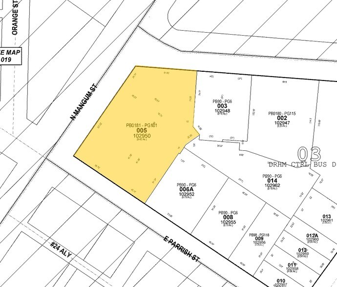 200-208 N Mangum St, Durham, NC à louer - Plan cadastral – Image 2 sur 11