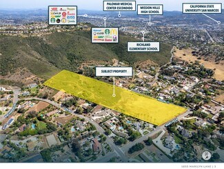 Plus de détails pour 1655 Marilyn Ln, San Marcos, CA - Terrain à vendre