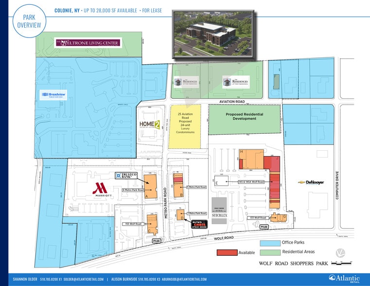 145 Wolf Rd, Colonie, NY à louer - Plan de site – Image 3 sur 9