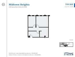 1350 Spring St NW, Atlanta, GA à louer Plan d’étage– Image 1 sur 1