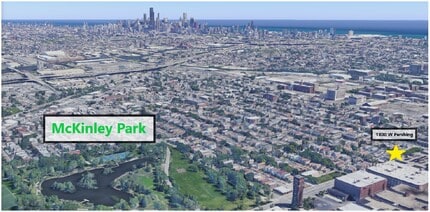 1800 W Pershing Rd, Chicago, IL - VUE AÉRIENNE  vue de carte