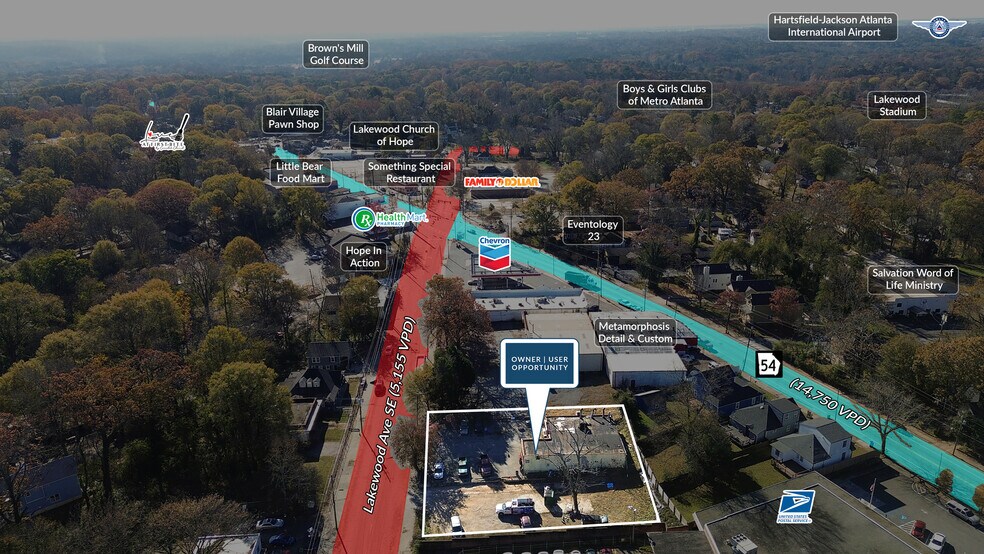 1657 & 1651 Lakewood Avenue SE, Atlanta, GA à vendre - Photo de l’immeuble – Image 3 sur 5