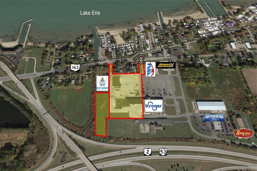 2026 E Harbor Rd, Port Clinton, OH à vendre - Aérien – Image 2 sur 4