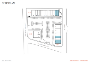 2205-2217 San Ramon Valley Blvd, San Ramon, CA à louer Plan de site– Image 1 sur 2