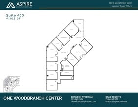 11931 Wickchester Ln, Houston, TX à louer Plan d’étage– Image 1 sur 1