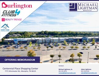 Plus de détails pour 7741-7771 Winchester Rd, Memphis, TN - Local commercial à vendre