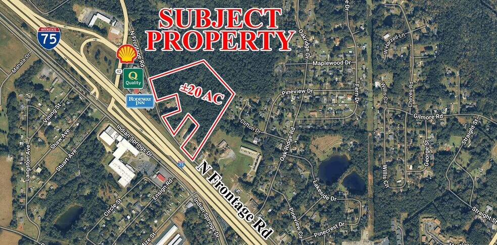 0 Frontage, Forsyth, GA à vendre - Aérien – Image 3 sur 3