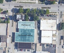 709 Forest Ave, Kansas City, MO - Vue aérienne  vue de carte