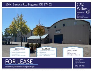 Plus de détails pour 10 N Seneca Rd, Eugene, OR - Industriel/Logistique à louer